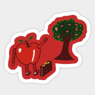 Apple Design Tree Sticker